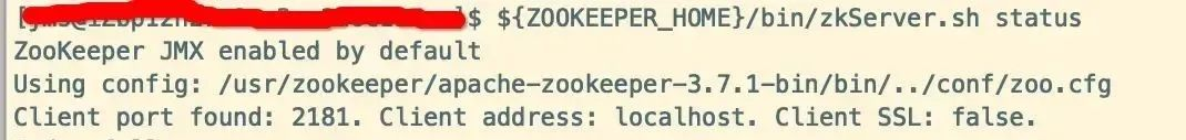 启动zk